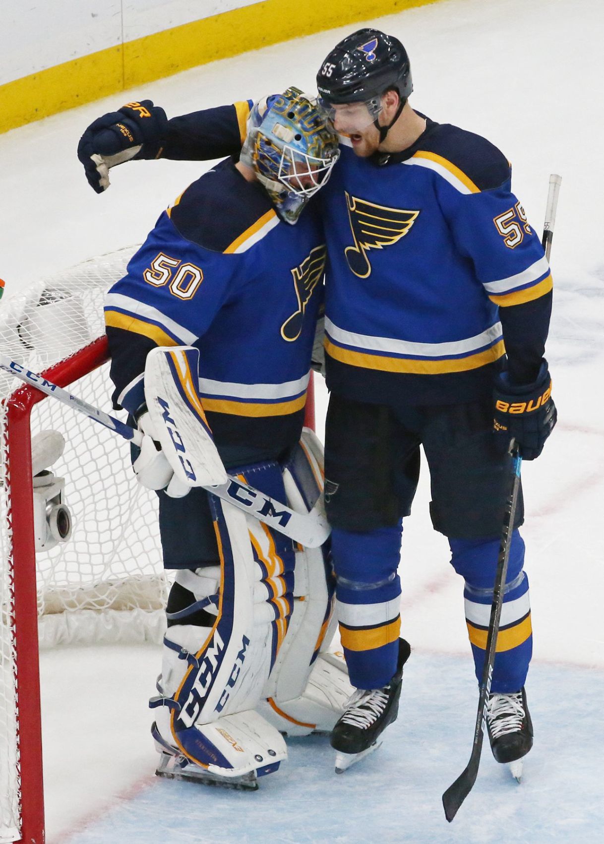 Blues and Sharks skate in game 4 of the semifinals